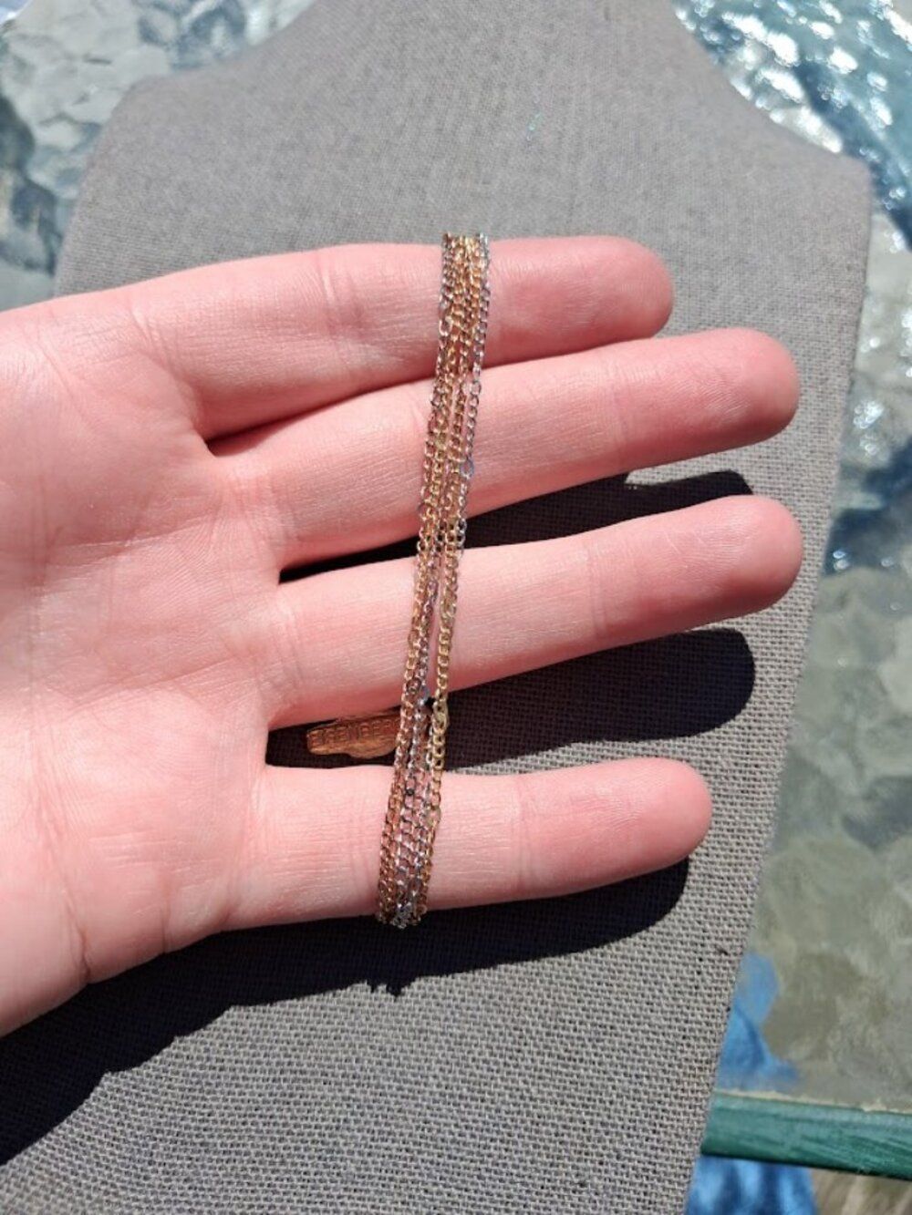 Vintage Eisenberg chain bracelet